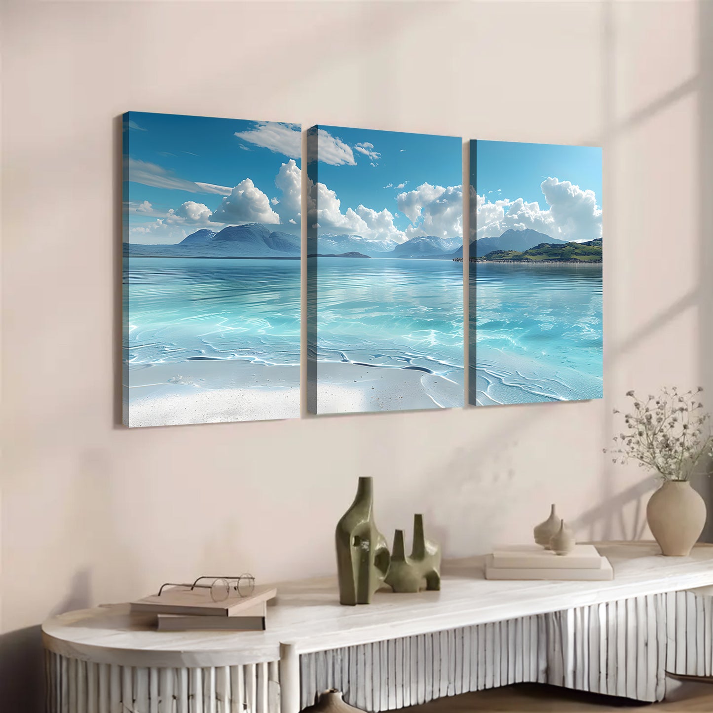 POD Customization - Modern Art Trilogy -Living Room Decoration