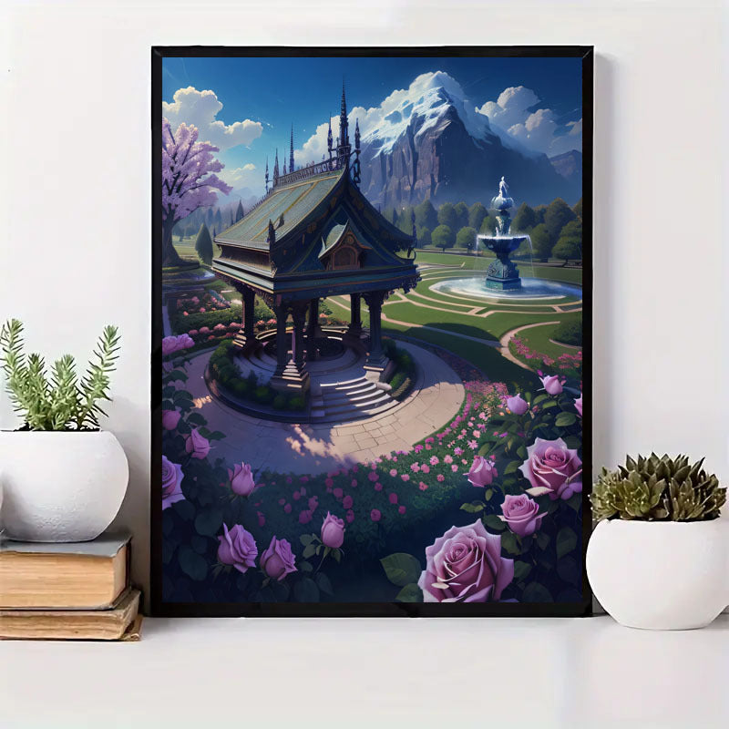 5D DIY Diamond Painting Set Full Diamond Round Water Diamond Art