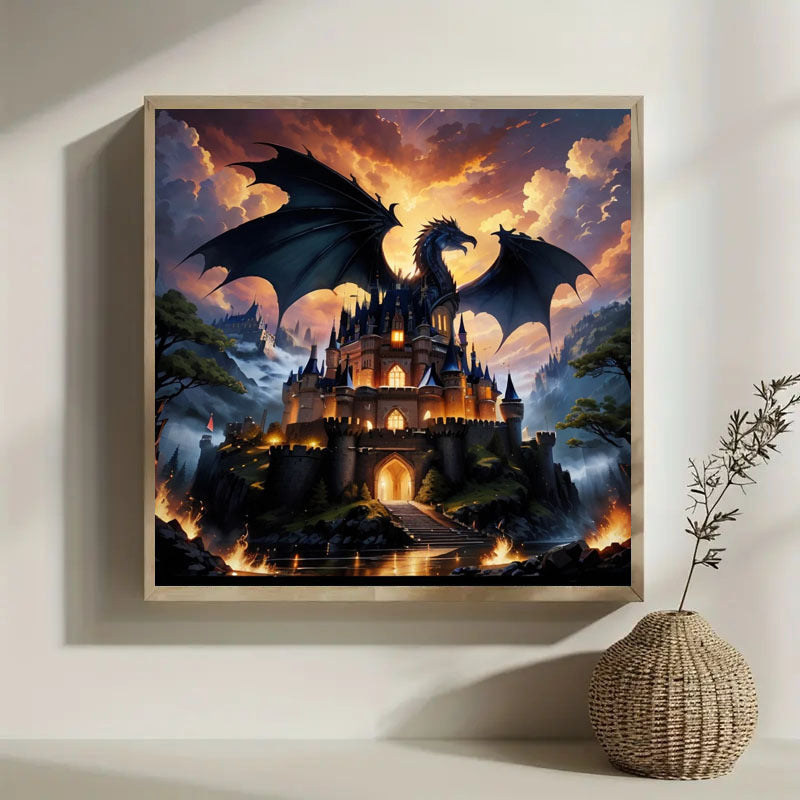 5D DIY Diamond Painting Set - Full Diamond Round Water Diamond Art