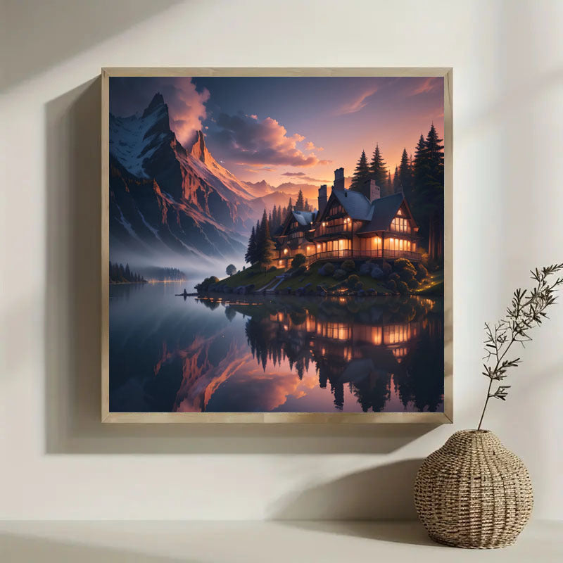 5D DIY Diamond Painting Set - Full Diamond Round Water Diamond Art