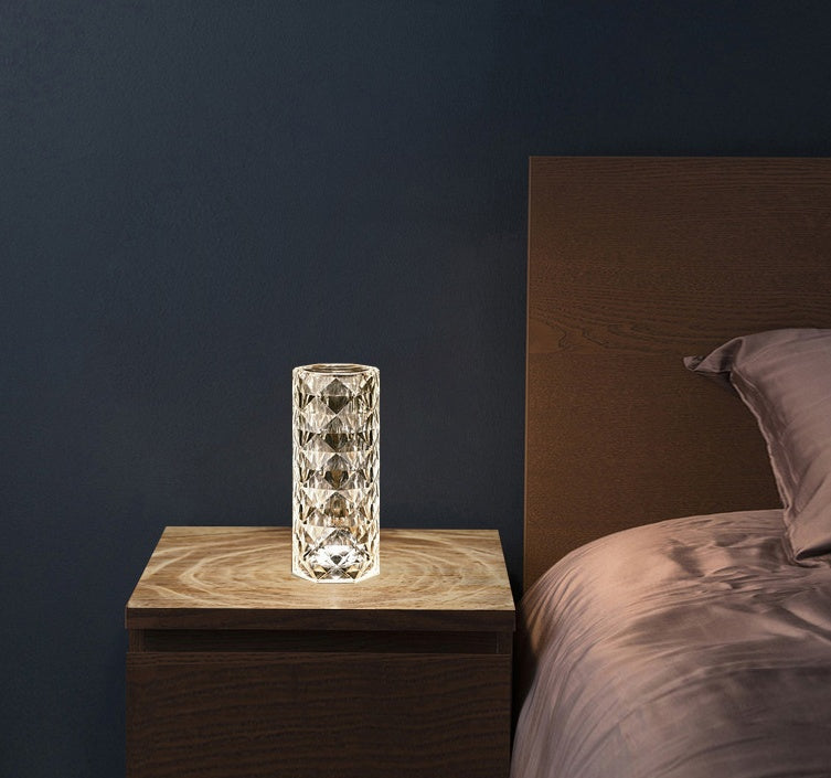 Nordic Crystal Lamp USB Table Lamps Decor