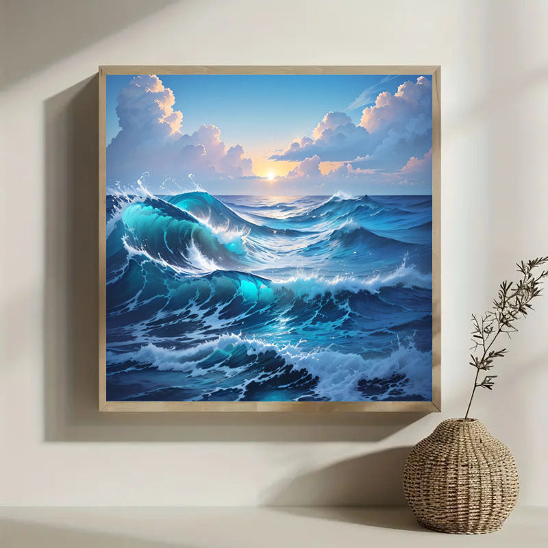 5D DIY Diamond Painting Set - Full Diamond Round Water Diamond Art