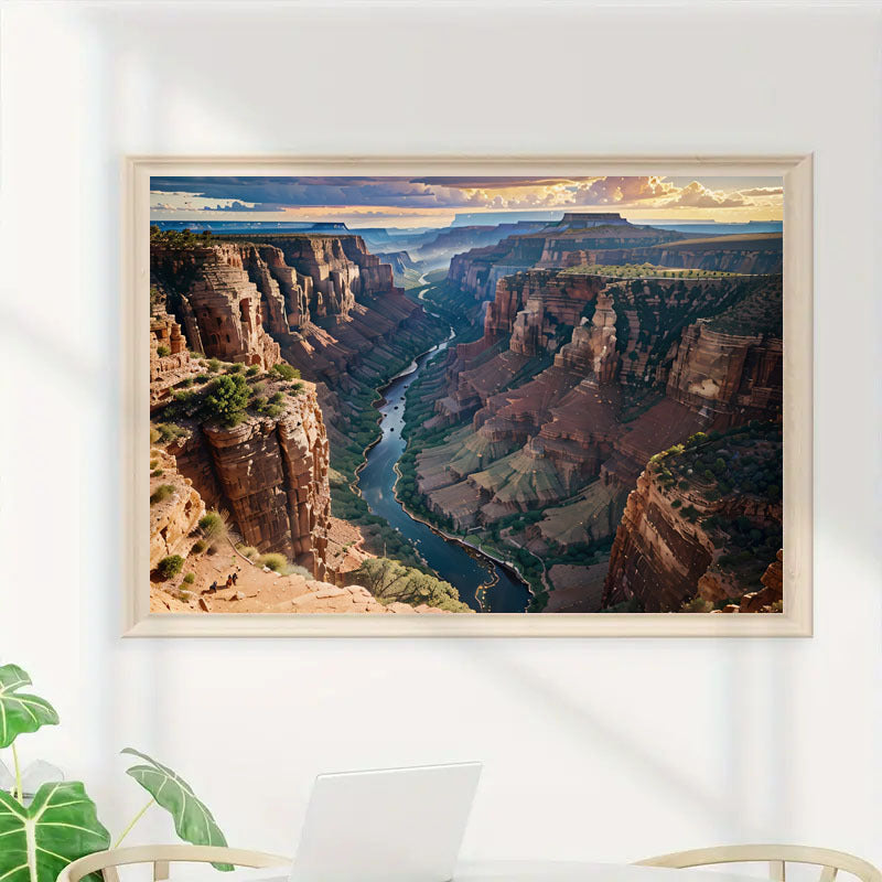 5D DIY Diamond Painting Set - Full Diamond Round Water Diamond Art