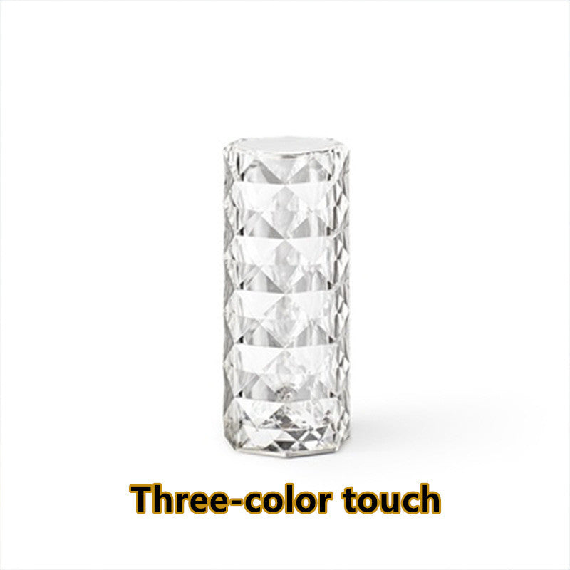 Nordic Crystal Lamp USB Table Lamps Decor