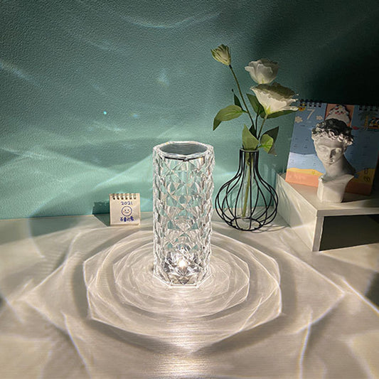 Nordic Crystal Lamp USB Table Lamps Decor