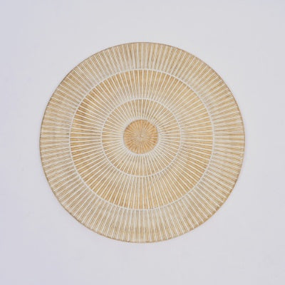 Handcarved Round Wheel Style Wood Wall Decor-36