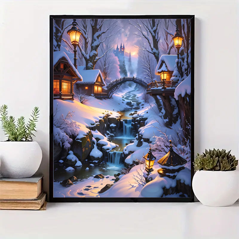 5D DIY Diamond Painting Set  Full Diamond Round Water Diamond Art
