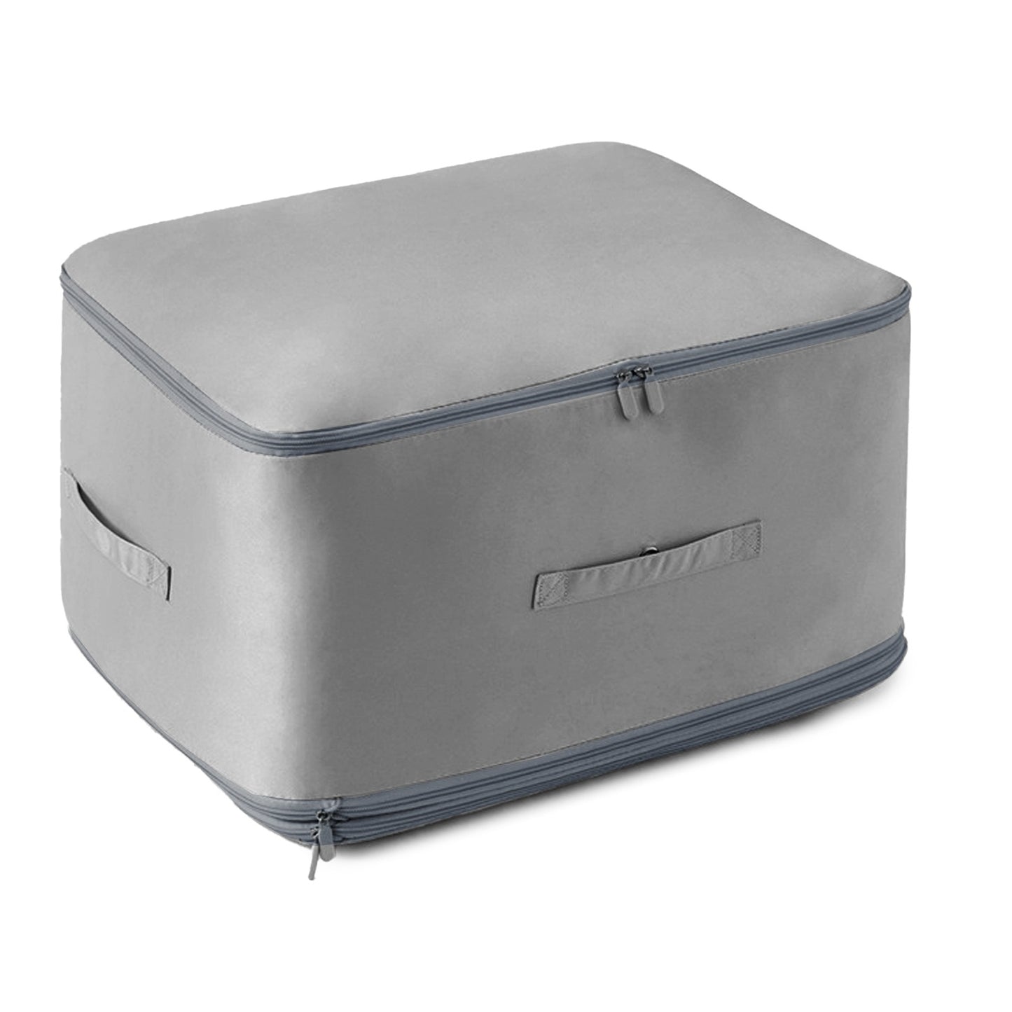 1Pc Foldable Storage Bag For Comforter Quilt Blanket Clothes Pillows Beddings With Dual Zippers